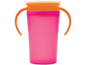 Copo 360 com Alça Buba Rosa 260ml