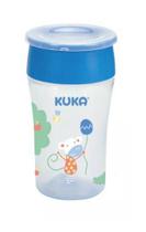 Copo 360 kuka antivazamento 200ml azul animais