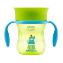 Copo 360 perfect cup 12m+ neutro (verde/azul) - chicco