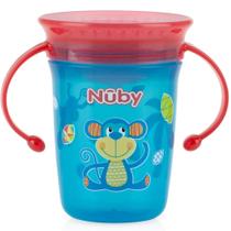 Copo 360º com Alças Decorado 6m + Azul - Nuby