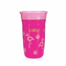 Copo 360º Decorado 300ml +12m Rosa Nuby