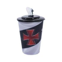 Copo 3d Com Canudo 450ml - Vasco