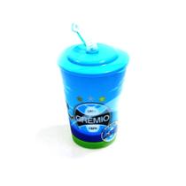 Copo 3D plastico com canudo 450ml Gremio