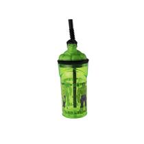 Copo 3d Yangzi C/ Canudo Hulk 360ml 29498