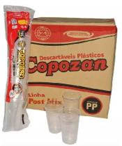 Copo 400/440ml copozan post mix pp tr liso - caixa com 1000 unidades