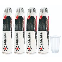 Copo 400ml descartavel liso transparente ps c/200 copaza