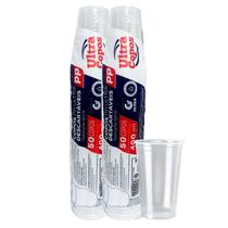 Copo 400Ml Descartavel Plástico Pp Liso 100 Unid Chopp Suco