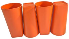 Copo 500ml Plástico kit 04 unid Oferece Praticidade, Segurança e Estilo