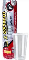 Copo 700ml copozan post mix pp tr liso - pacote com 25 unidades