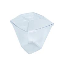 Copo Acrílico com Tampa 100 Ml 10 U Transparente Plastilânia Copo Acrílico com Tampa 100 Ml 10 U Transparente Plastilânia