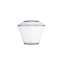 Copo Acrílico Crystal 100ml Com Tampa PIC 101 Plastilânia Pacote 10 Unidades Copo Acrílico Crystal 100ml Com Tampa PIC 101 Plastilânia Pacote 10 Unidades