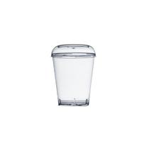 Copo Acrílico Crystal 40ml com Tampa PIC 040 Plastilânia Pacote 10 Unidades