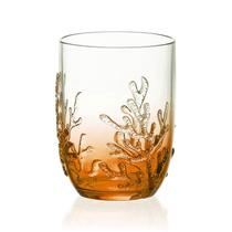 Copo Acrílico Formato Coral Laranja 480ml 50231 - EntreCasa Copo Acrílico Formato Coral Laranja 480ml 50231 - EntreCasa