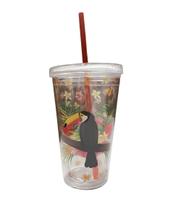 Copo Acrílico tucano tampa lisa -450 ml