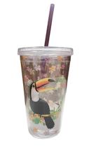 Copo Acrílico tucano tampa lisa -450 ml