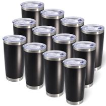 Copo AIANJI 600ml de aço inoxidável isolado a vácuo, pacote com 12 Copo AIANJI 600ml de aço inoxidável isolado a vácuo, pacote com 12