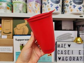 Copo Allegra 450ml Vermelho E Branco Tupperware