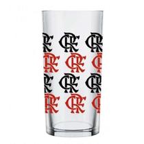 Copo Allmix Cylinder 300ml Flamengo - Transparenteverm