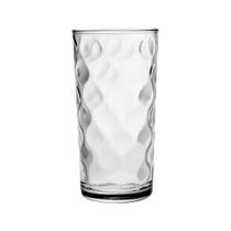 Copo Alto com Textura 225ml - Vidro Transparente - Plasvale Copo Alto com Textura 225ml - Vidro Transparente - Plasvale