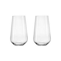 Copo Alto de Cristal Bohemia Long Drink 440 ml Sandra 2 Peças