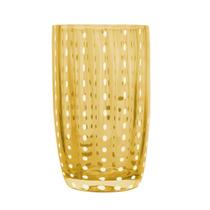 Copo Alto de Vidro para Água Sucos e Refrigerante Orquídea Âmbar 500ml Wolff