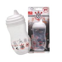Copo Alto Relevo Antivazamento Corinthians Oficial Livre de BPA Kids Gol Copo Alto Relevo Antivazamento Corinthians Oficial Livre de BPA Kids Gol