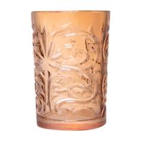 Copo Alto Wolff Arabesco Âmbar 330ml Cristal Ecológico