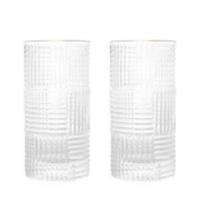 Copo Altos Vidro Borda Dourada 400ml - Wolff Copo Altos Vidro Borda Dourada 400ml - Wolff