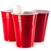 Copo Americano 400ml Vermelho Red Cup Beer Pong - 25 Unid - Trik Trik