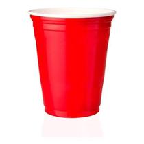 Copo Americano 400ml Vermelho Red Cup Beer Pong - 25 unid - Trik Trik