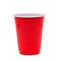 Copo Americano Beer Pong Festa Red Cup Biodegradável 400ml 100 Unid - Trik Trik