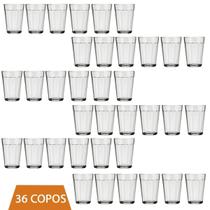Copo Americano Clássico kit 36 Unid Vidro 190ml Café Nadir