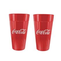 Copo Americano Coca Cola Vidro Vermelho Original 450ml Copo Americano Coca Cola Vidro Vermelho Original 450ml