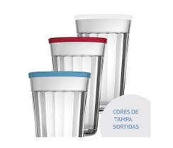 Copo Americano com Tampa Plástica 450ml