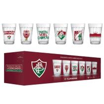 Copo Americano Conjunto Kit 6 Times de Futebol Licenciado 190ML