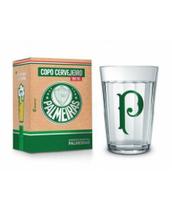 Copo Americano em Vidro Palmeiras 190ml - BrasFoot