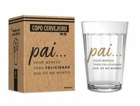 Copo Americano Pai Você Merece Toda Felicidade 190ml - Brasfoot