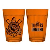 Copo americano prime 190 ml corinthians laranja luva com 2 (7898919018741) Copo americano prime 190 ml corinthians laranja luva com 2 (7898919018741)