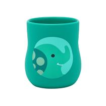 Copo Anatômico em Silicone 120ml Elefante Ollie - Marcus & Marcus