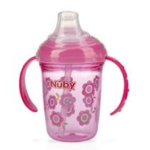 Copo Anti-vazamento - Grip NSip - 240ml Rosa - Nuby Copo Anti-vazamento - Grip NSip - 240ml Rosa - Nuby
