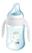 Copo Antivazamento C/ Alça Lolly Star Brilha No Escuro Azul