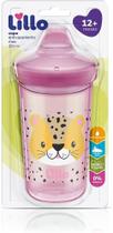 Copo Antivazamento Lillo 320ml Oncinha Rosa - 630731 Copo Antivazamento Lillo 320ml Oncinha Rosa - 630731