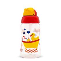 Copo antivazamento lolly viva com canudo de silicone 330ml neutro