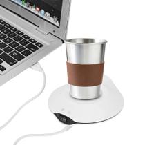 Copo aquecedor de refrigerador USB Coaster Yoidesu de uso duplo (branco)