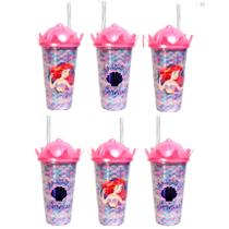 Copo Ariel Pequena Sereia Para Festa Infantil - Kit 6 Unidades Copo Ariel Pequena Sereia Para Festa Infantil - Kit 6 Unidades