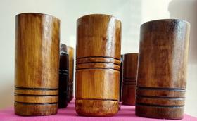 Copo artesanal em bambú