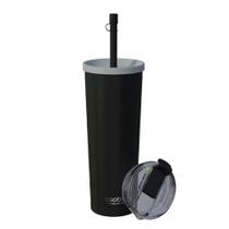 Copo asobu Ocean Stainless Steel 800mL com tampa de palha Copo asobu Ocean Stainless Steel 800mL com tampa de palha