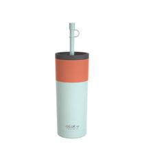 Copo asobu Sippy Double Wall Stainless Steel 600mL Pastel Teal