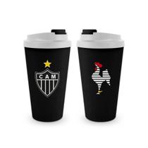 Copo Atlético Mineiro 500ml Com Tampa Café Licenciado Copo Atlético Mineiro 500ml Com Tampa Café Licenciado