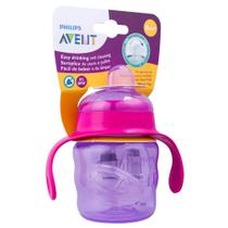 Copo Avent Easy Bico Silicone 6M+ Rosa 200ML